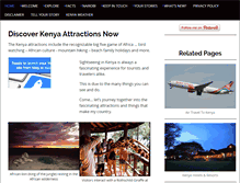 Tablet Screenshot of kenyasights.com